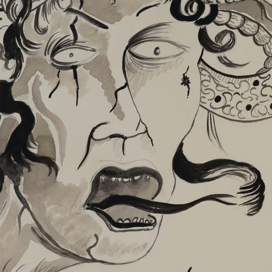 Medusa Unleashed in Monochrome