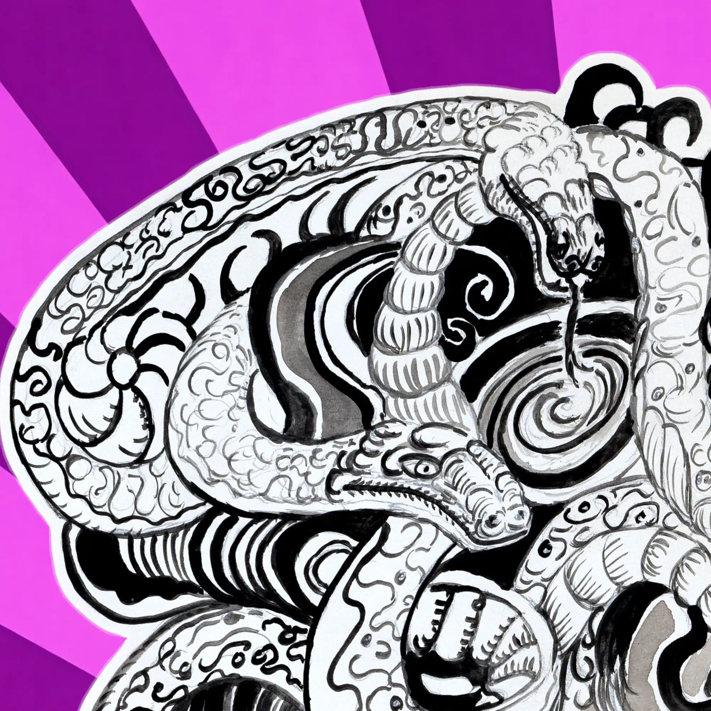 Medusa Unleashed (Radial Purple)