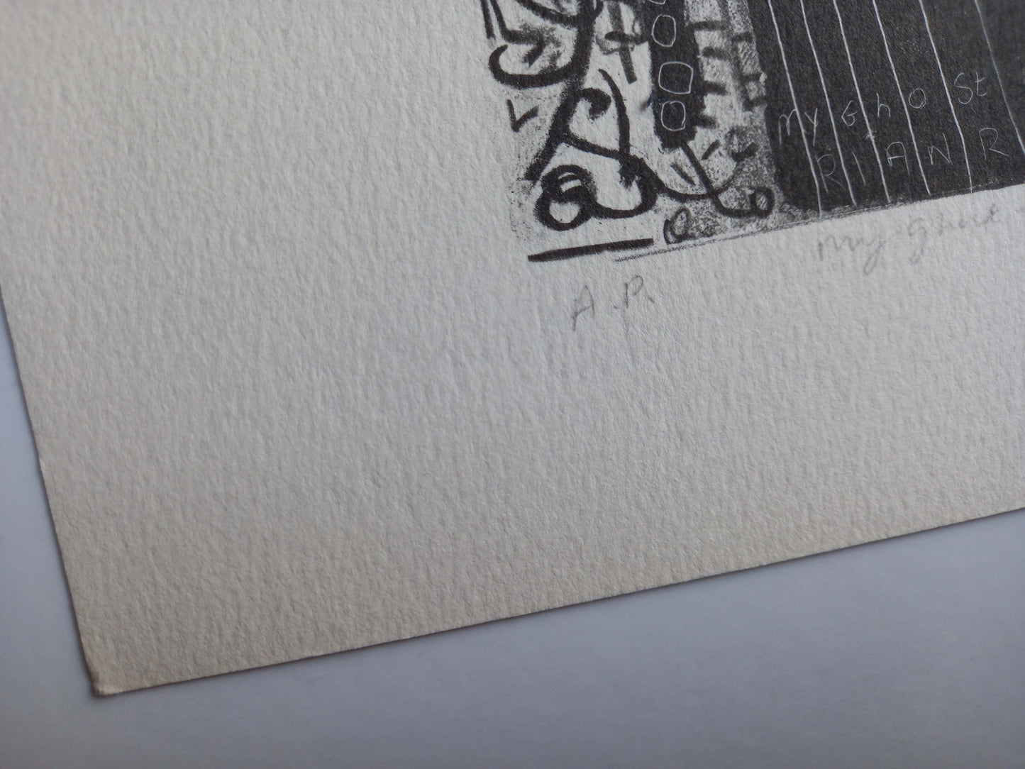 My Ghost is Climbing in the Rain (Artist's Proof) (2001)