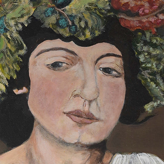 Bacchus after Caravaggio, 1598 (A Study) (2021)