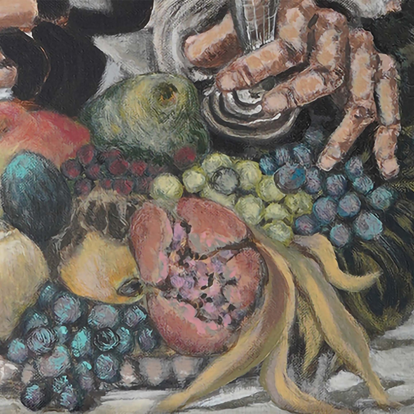 Bacchus after Caravaggio, 1598 (A Study) (2021)