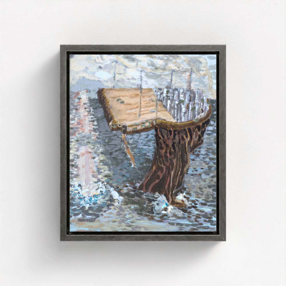 City Growing from Mould in Toast