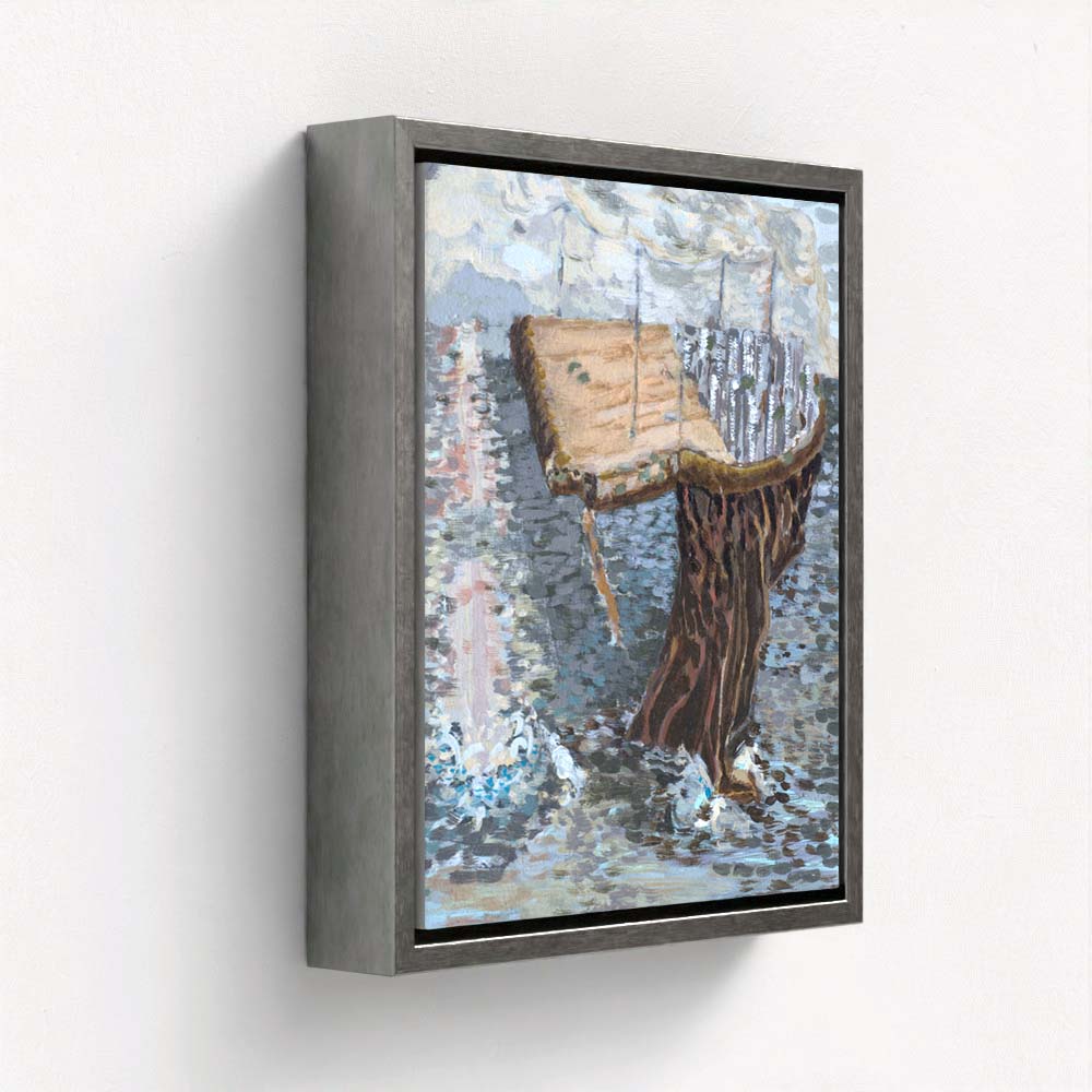 City Growing from Mould in Toast