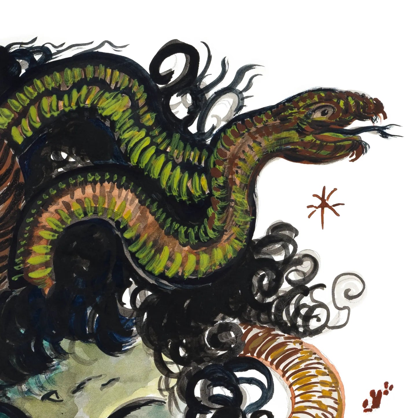 Medusa Unleashed in Technicolor