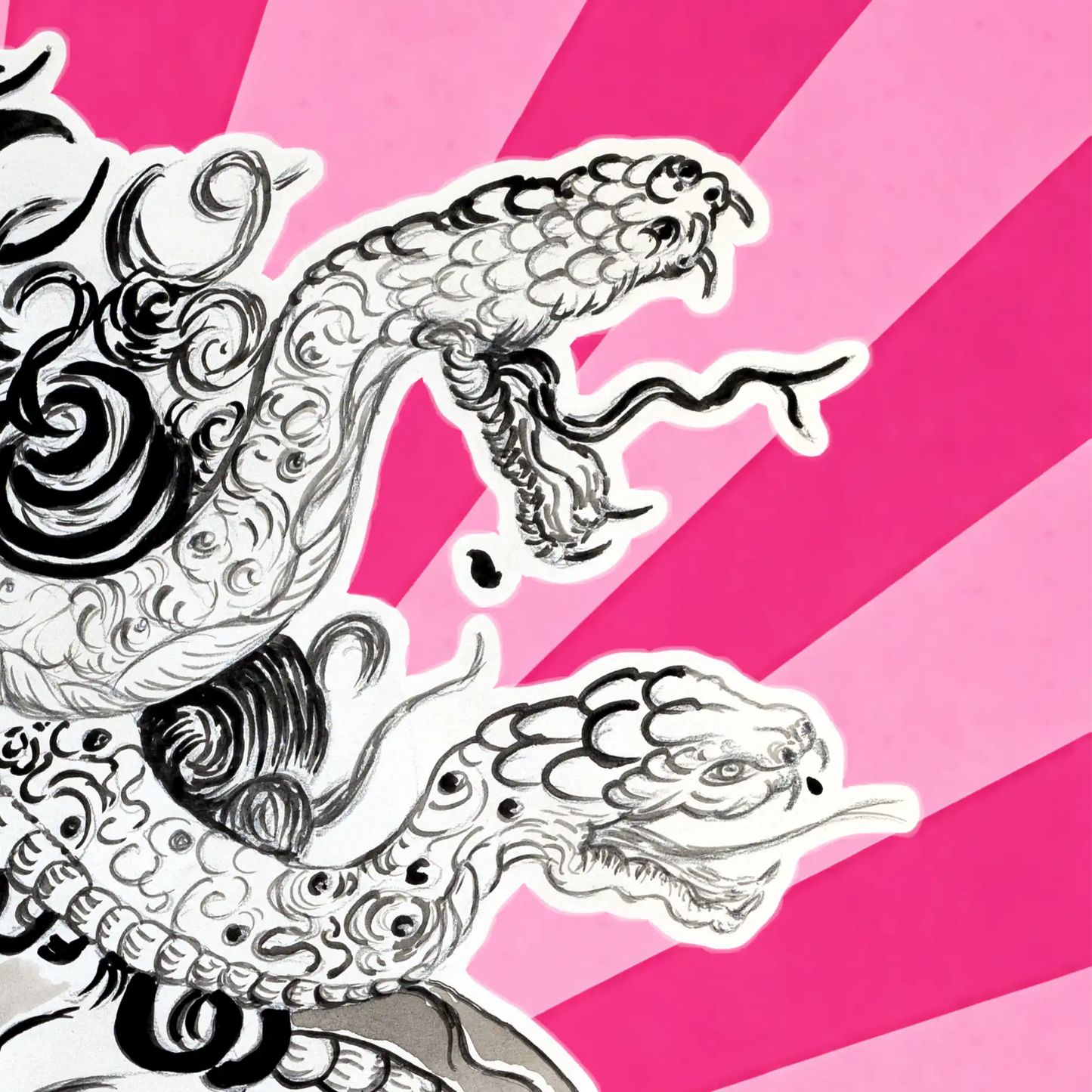 Medusa Unleashed (Radial Pink)