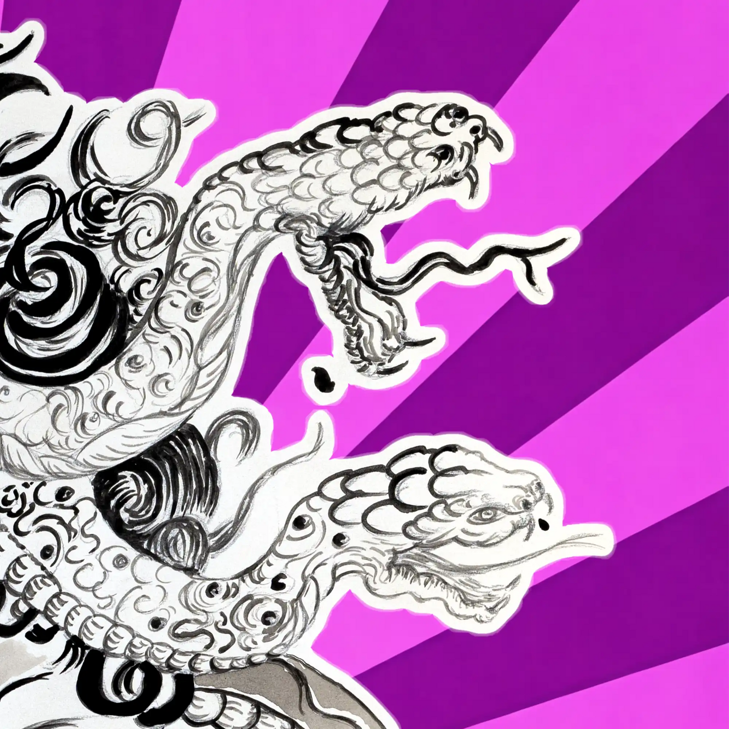 Medusa Unleashed (Radial Purple)