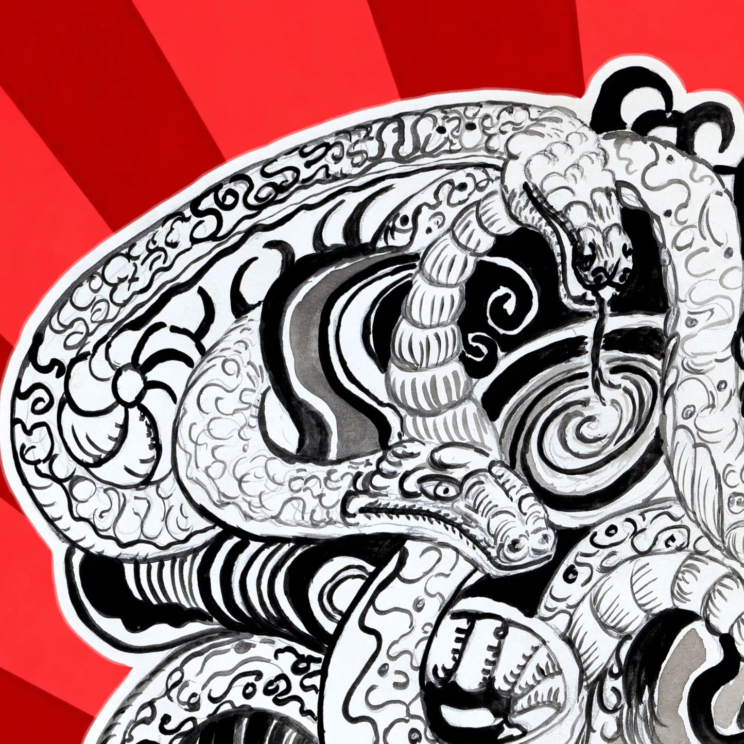 Medusa Unleashed (Radial Red)