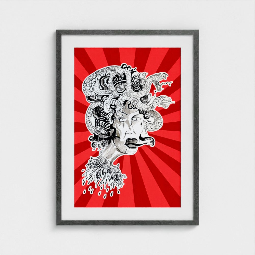 Medusa Unleashed (Radial Red)