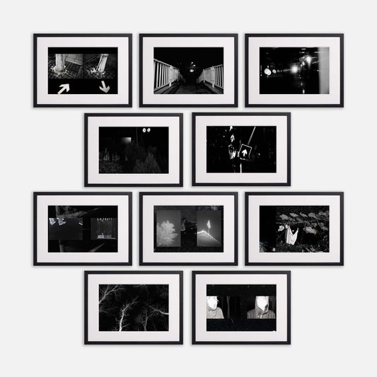 Night | 2025 - Pure Black (Framed Set of 10)