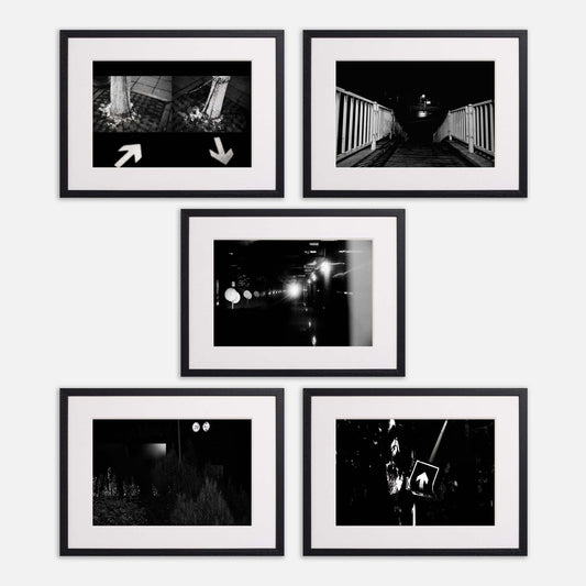 Night | 2025 - Pure Black (Framed Set of 5)