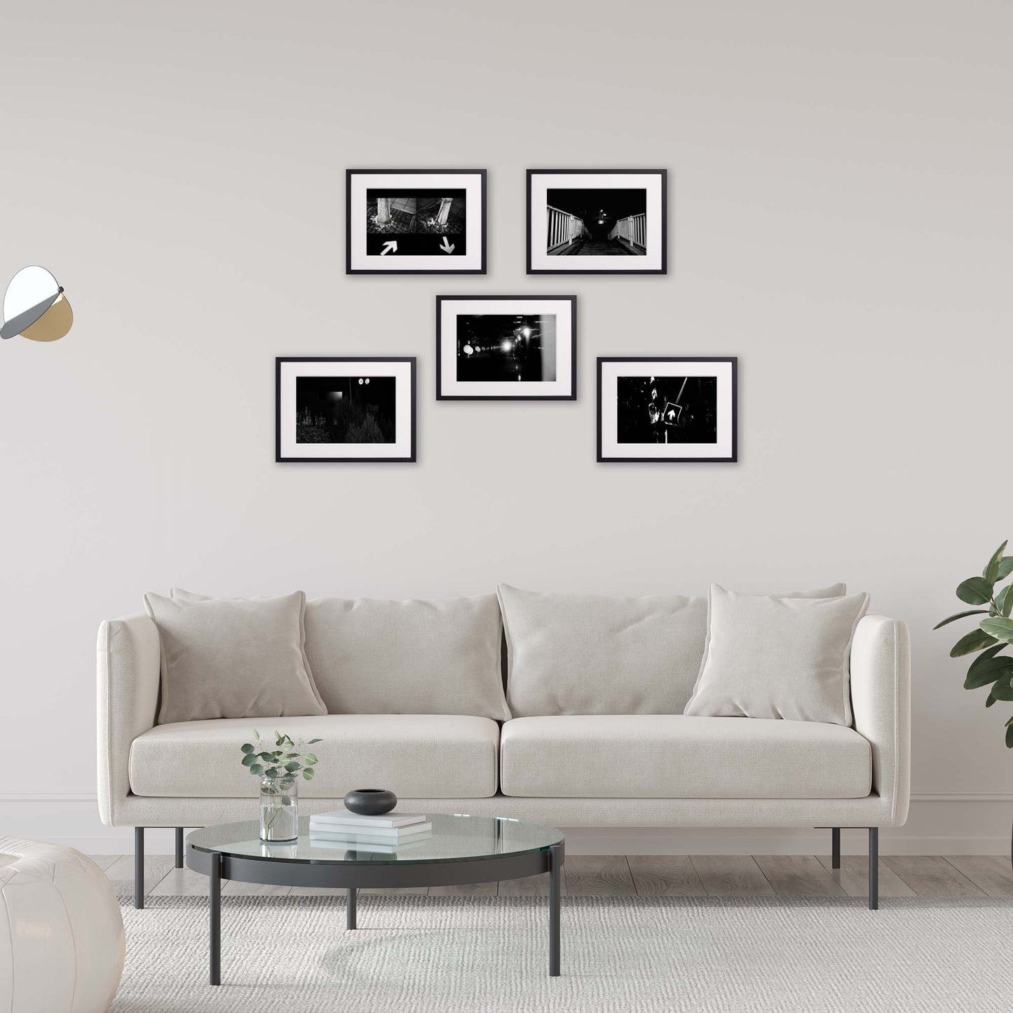 Night | 2025 - Pure Black (Framed Set of 5)