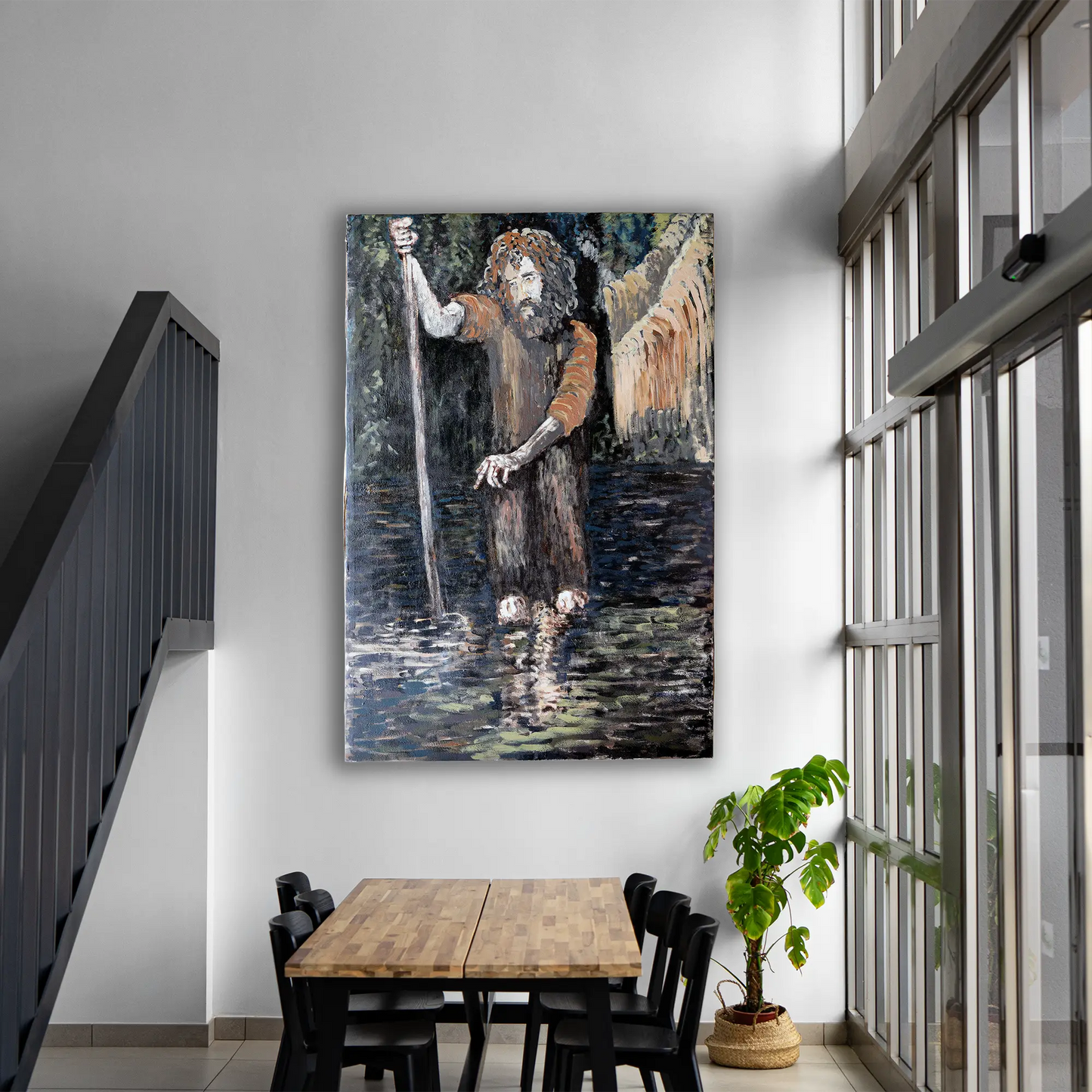 Paul Wading Through Water (2010)