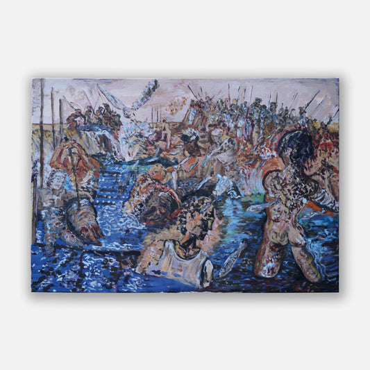 Tuna Fishing after Salvador Dalí, 1966-1967 (A Study) (2022)