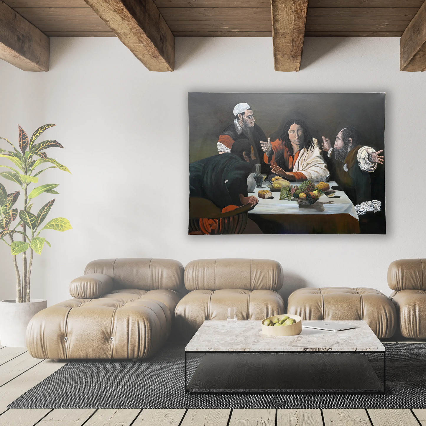 The Supper at Emmaus after Caravaggio, 1601 (2013)
